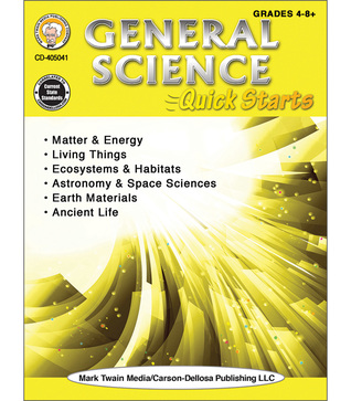 Mark Twain General Science Workbook, Grades 4 and Up, Matter and Energy, Ecosystems, Astronomy, Earth, Space, and More, Classroom or Homeschool Curriculum