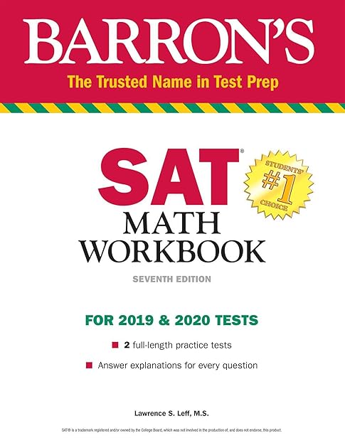 SAT Math Workbook (Barron's Test Prep)