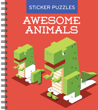 Brain Games - Sticker by Letter: Awesome Animals (Sticker Puzzles - Kids Activity Book)