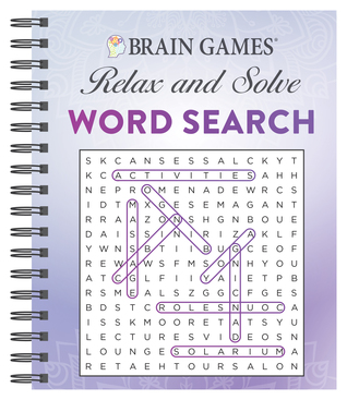 Brain Games - Relax and Solve: Word Search (Purple)