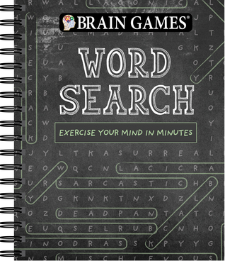 pdf download Brain Games - Word Search (Chalkboard #1): Exercise Your Mind in Minutes