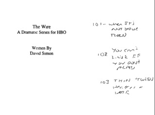 The Wire: A Dramatic Series for HBO