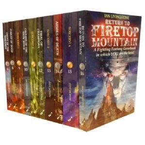 Steve Jackson and Ian Livingstone Fighting Fantasy Collection 10 Books Set (Paperback)