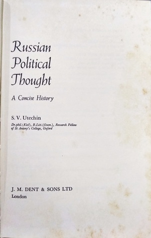 Russian Political Thought: A Concise History (Hardcover)