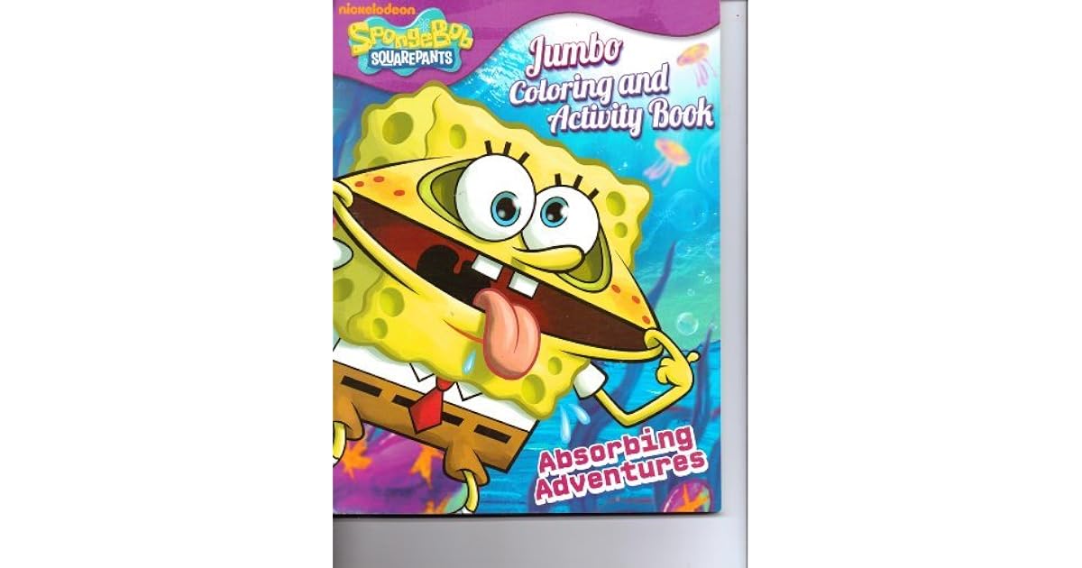SpongeBob SquarePants Jumbo Coloring & Activity Book Absorbing