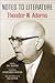 Notes to Literature by Theodor W. Adorno