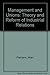 Management and Unions The Theory and Reform of Industrial Relations