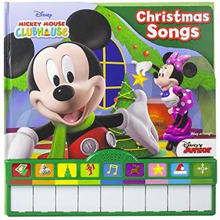 Disney - Mickey Mouse Clubhouse Christmas Songs Book with Built-in Keyboard - PI Kids (Board book)