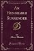 An Honorable Surrender (Classic Reprint)