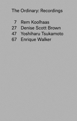 The Ordinary: Recordings (Paperback)