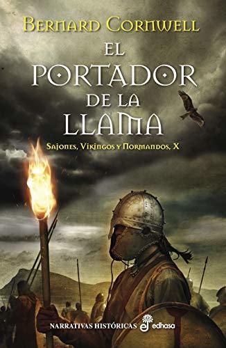 Portada de El portador de la llama, de Bernard Cornwell