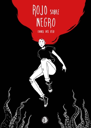 Portada de Rojo sobre negro, de Isabel Del Rio Sanz (Alias: Isabel del Río)