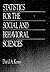 Statistics for Social and Behavioral Sciences