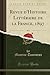 Revue d'Histoire Littéraire...