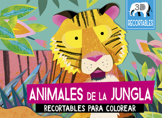 Animales de la jungla. Recortables para colorear