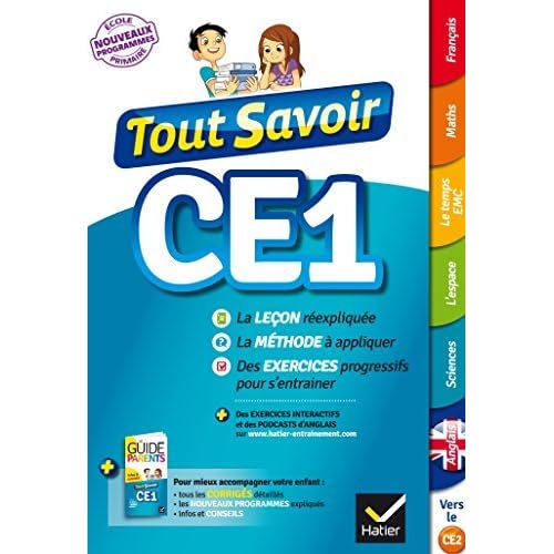 Tout Savoir Ce1 By Marc Antoine