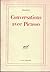 CONVERSATIONS AVEC PICASSO (BLANCHE)