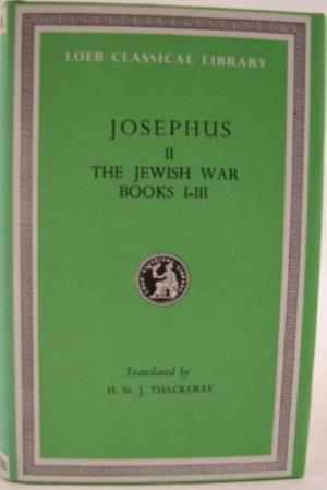 The Jewish War, Books I-III