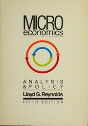 Microeconomics: Analysis and Policy