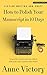 How to Polish Your Manuscript in 10 Days by Anne  Victory