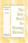 Book cover for Crystallization-study of Numbers: Volume One (The Holy Word for Morning Revival)
