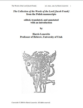 The Collection of the Words of the Lord Jacob Frank