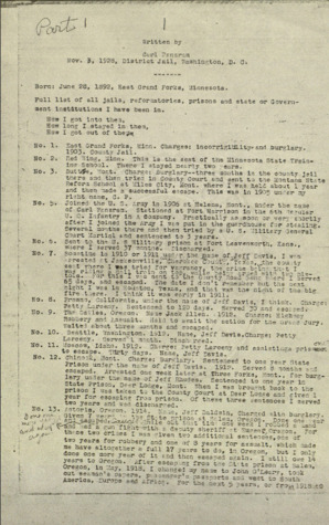 Carl Panzram: Autobiography (ebook)