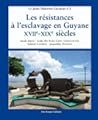 Les Résistances à l'esclavage en Guyane – XVIIe - XIXe siècles by Jacqueline Zonzon