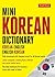 Mini Korean Dictionary by Seong-Chui Shin