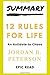 Summary 12 Rules for Life by Jordan B Peterson by Epicread