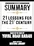 Extended Summary Of 21 Less...