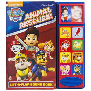 Nickelodeon PAW Patrol - Animal Rescues! Lift-a-Flap Sound Book - PI Kids (Board book)