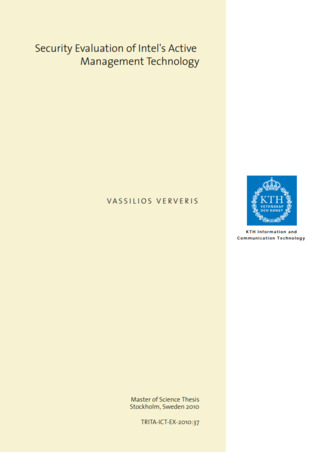 Security Evaluation of Intel's Active Management Technology