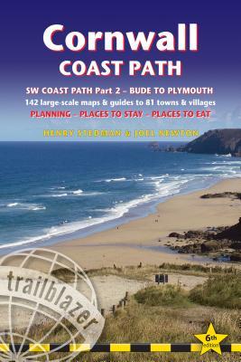 Cornwall Coast Path: South-West Coast Path Part 2 Includes 142 Large-Scale Walking Maps & Guides to 81 Towns and Villages - Planning, Places to Stay, ... - Bude to Plymouth (British Walking Guides)