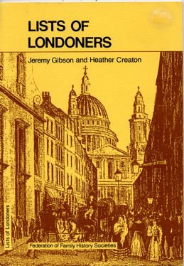 Lists of Londoners