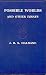 Possible Worlds and Other Essays