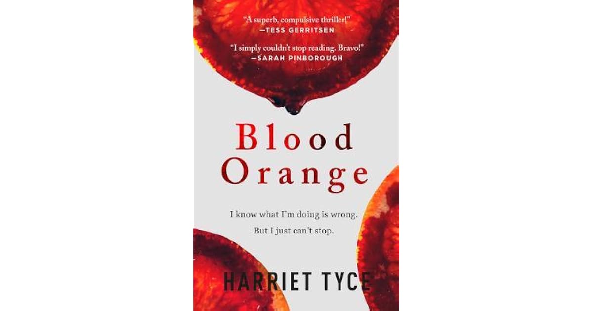 Book giveaway for Blood Orange by Harriet Tyce Dec 04-Jan 03, 2019