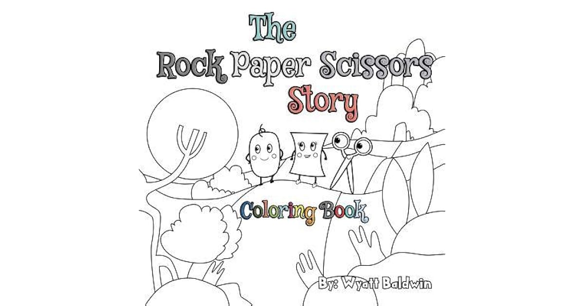 The Rock Paper Scissors Story Coloring Book by Wyatt Baldwin