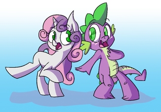 This Is the Most Absurd Sweetie Belle X Spike Shipfic You Will Ever Read