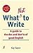 What Not to Write by Kay Sayce