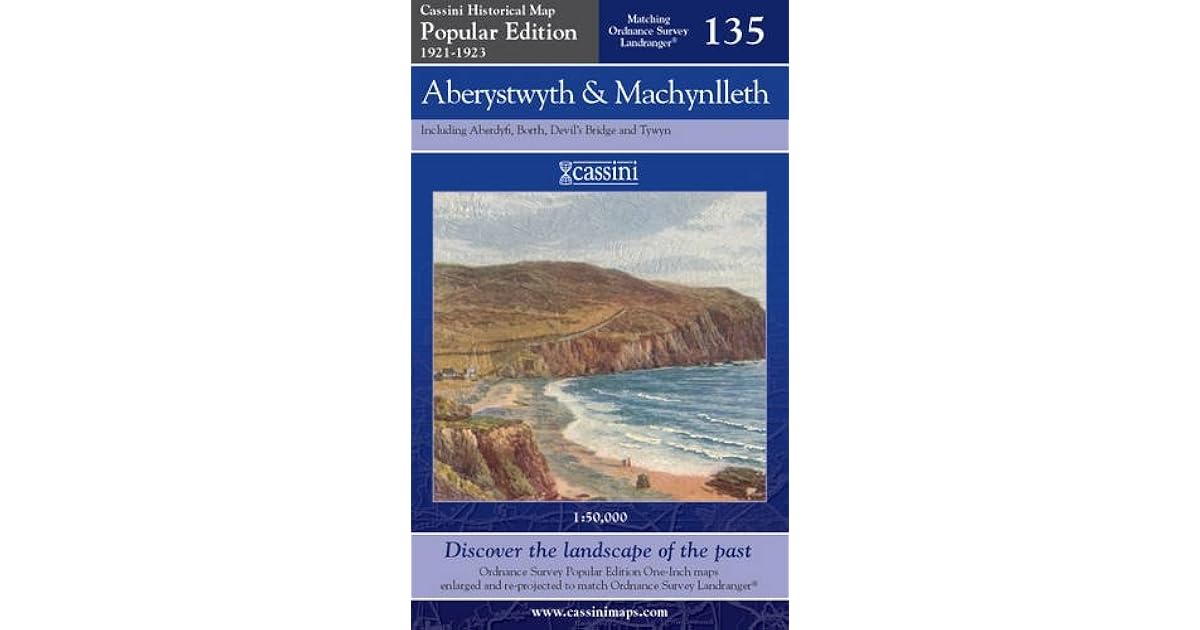 Aberystwyth and Machynlleth by Cassini Maps