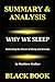 Summary & Analysis: Why We Sleep By Matthew Walker : Unlocking the Power of Sleep and Dreams