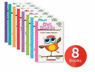 Owl Diaries 8 Books Collection (Paperback)