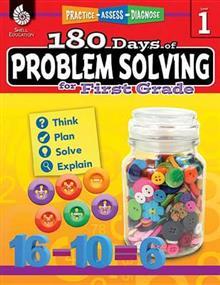 180 Days of Problem Solving for 1st Grade ? Build Math Fluency with this 1st Grade Math Workbook (180 Days of Practice)