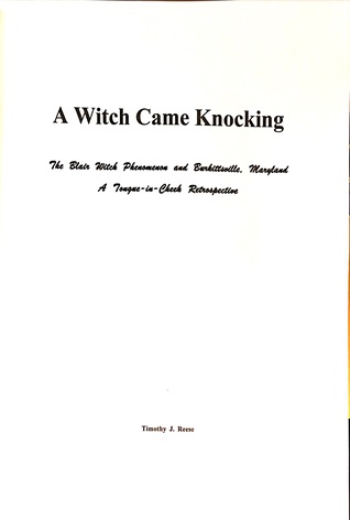 A Witch Came Knocking