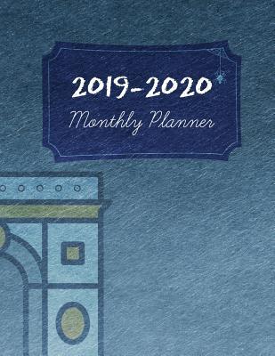 2019-2020 Monthly Planner: 2 Years Calendar Schedule + Yearly, Monthly and Weekly Organizer with Journal Notebook Castle Design