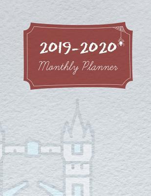 2019-2020 Monthly Planner: 24 Monthly Schedule Organizer - Agenda Planner for 2 Years, 60 Weekly Planner with Journal Notebook Pages Castle Design