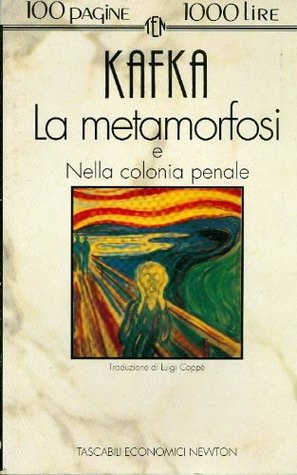 Capa do Livro La metamorfosi e ­Nella colonia penale