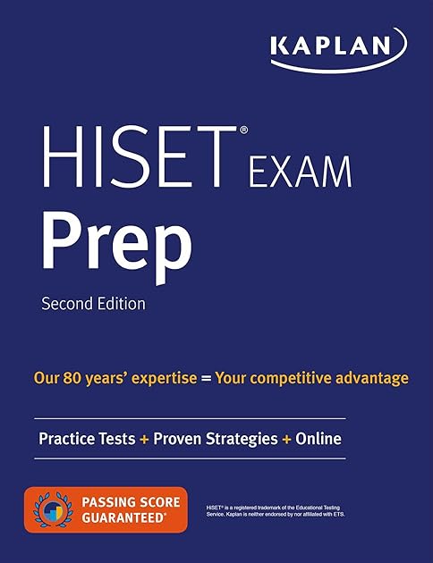 HiSET Exam Prep: Practice Tests + Proven Strategies + Online (Kaplan Test Prep)