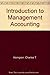 Introduction to Management Accounting - Study Guide